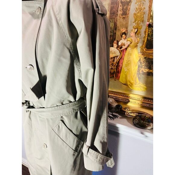 Vintage J Gallery Trench coat Size 7/8 - Picture 4 of 10